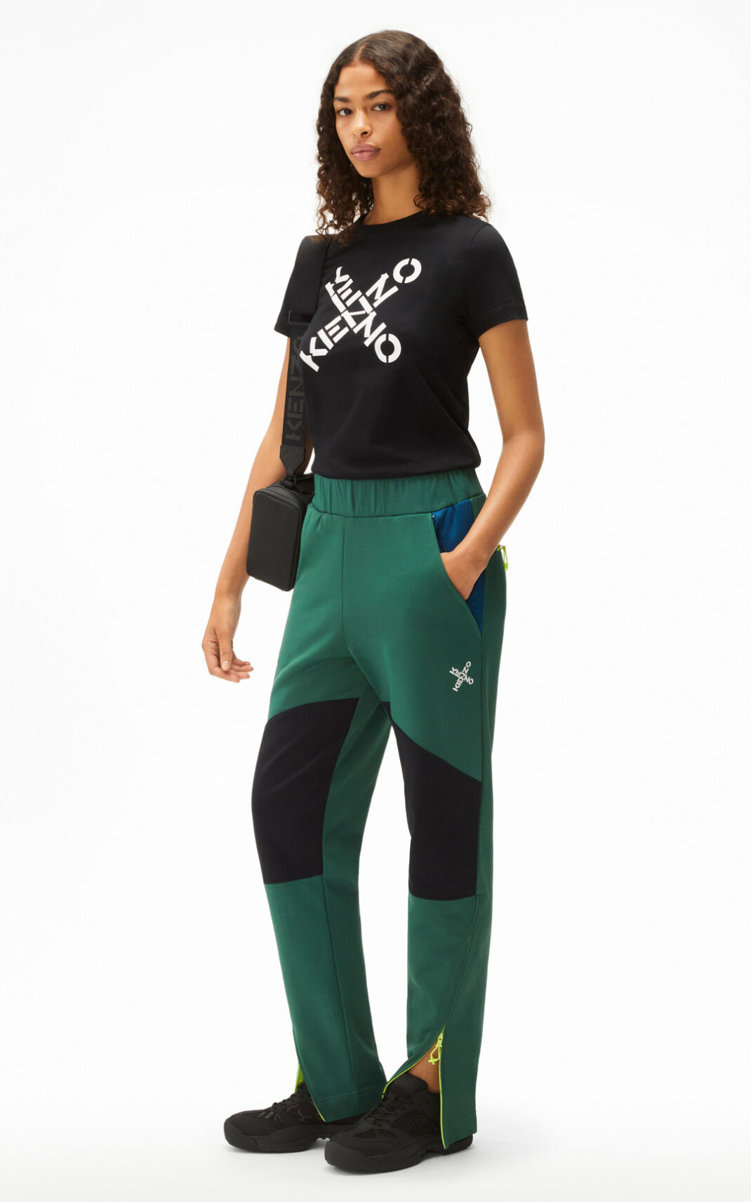 Jogger Kenzo Sport Mujer Verde Oscuro HEK627401